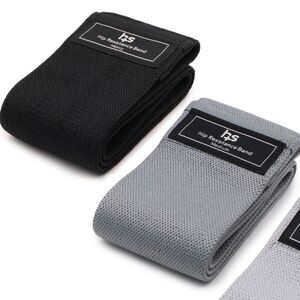 Healthsmart Heavy & Medium Hip Resistance Workout Bands